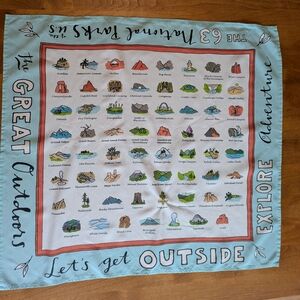 National Parks Illustrated Bandana